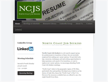 Tablet Screenshot of northcoastjobseekers.org